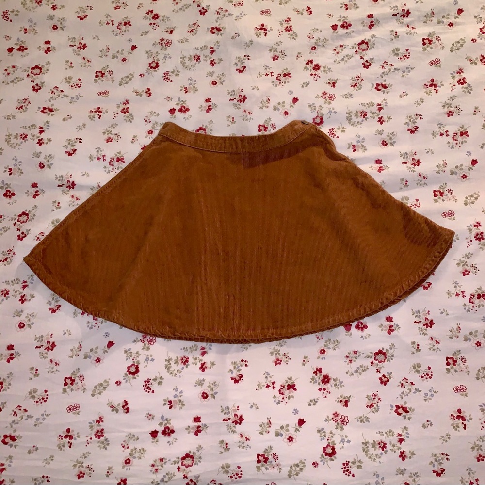 American Apparel corduroy circle skirt